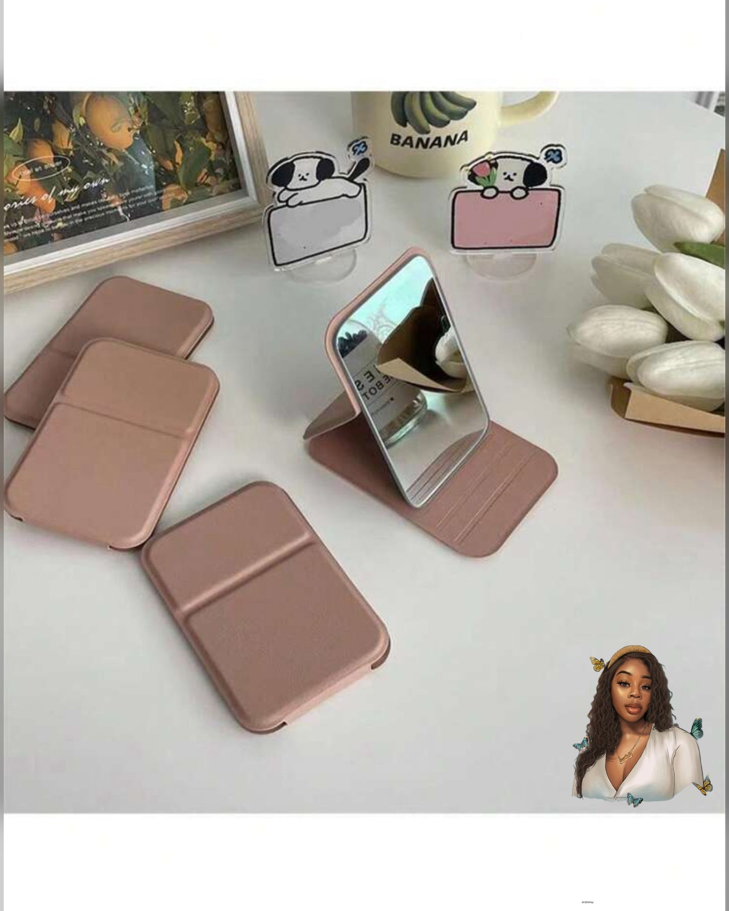 Portable Foldable Mirror