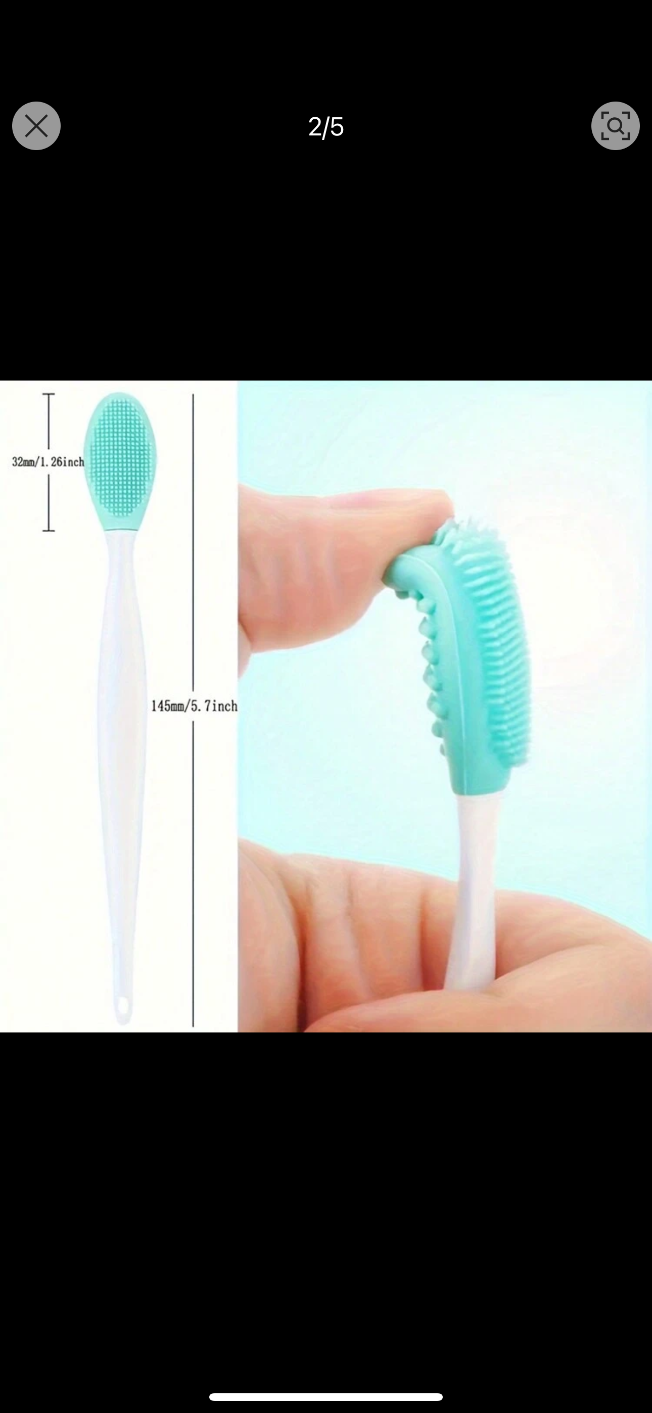 Lip scrub brush